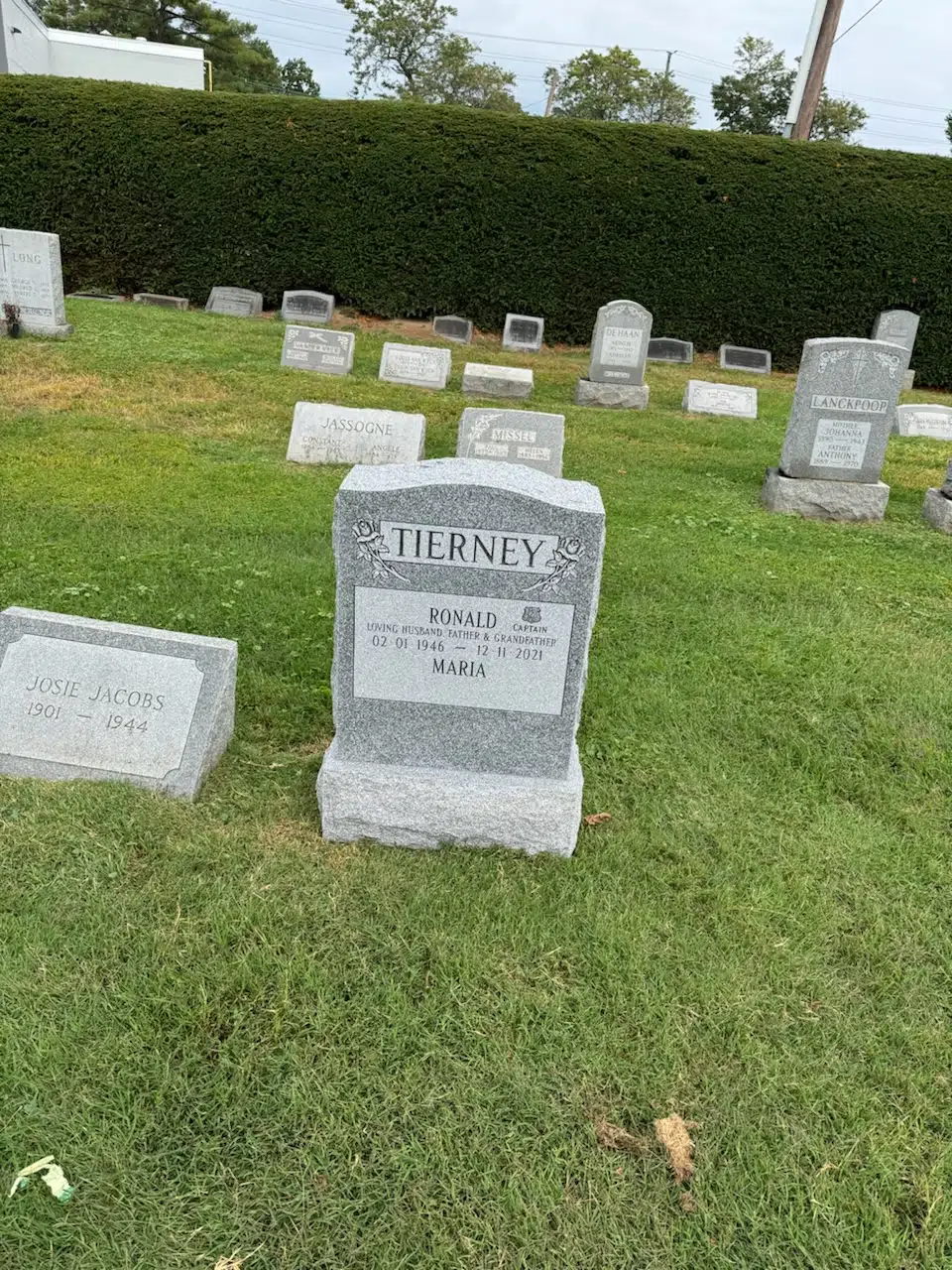 Granite Upright Headstone hand-carved by Granite Upright Memorials in NJ — image 5