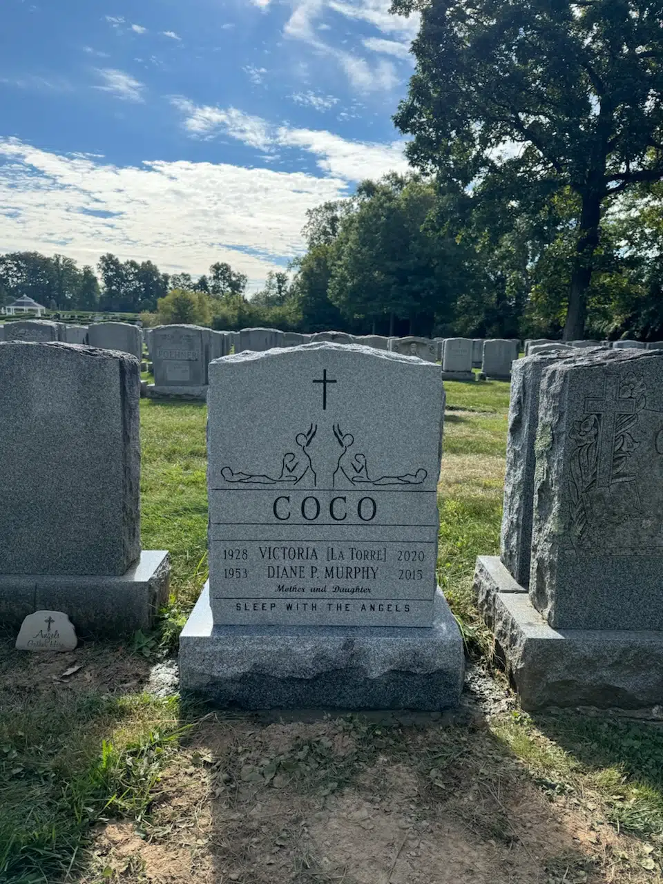 Granite Upright Headstone hand-carved by Granite Upright Memorials in NJ — image 6